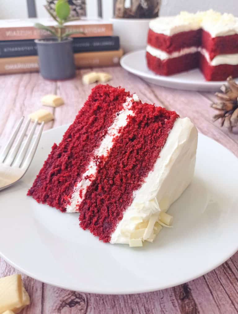 Tarta Red Velvet Cake (receta de Tarta de Terciopelo Rojo) - PequeRecetas