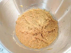 masa con azúcar mezclado