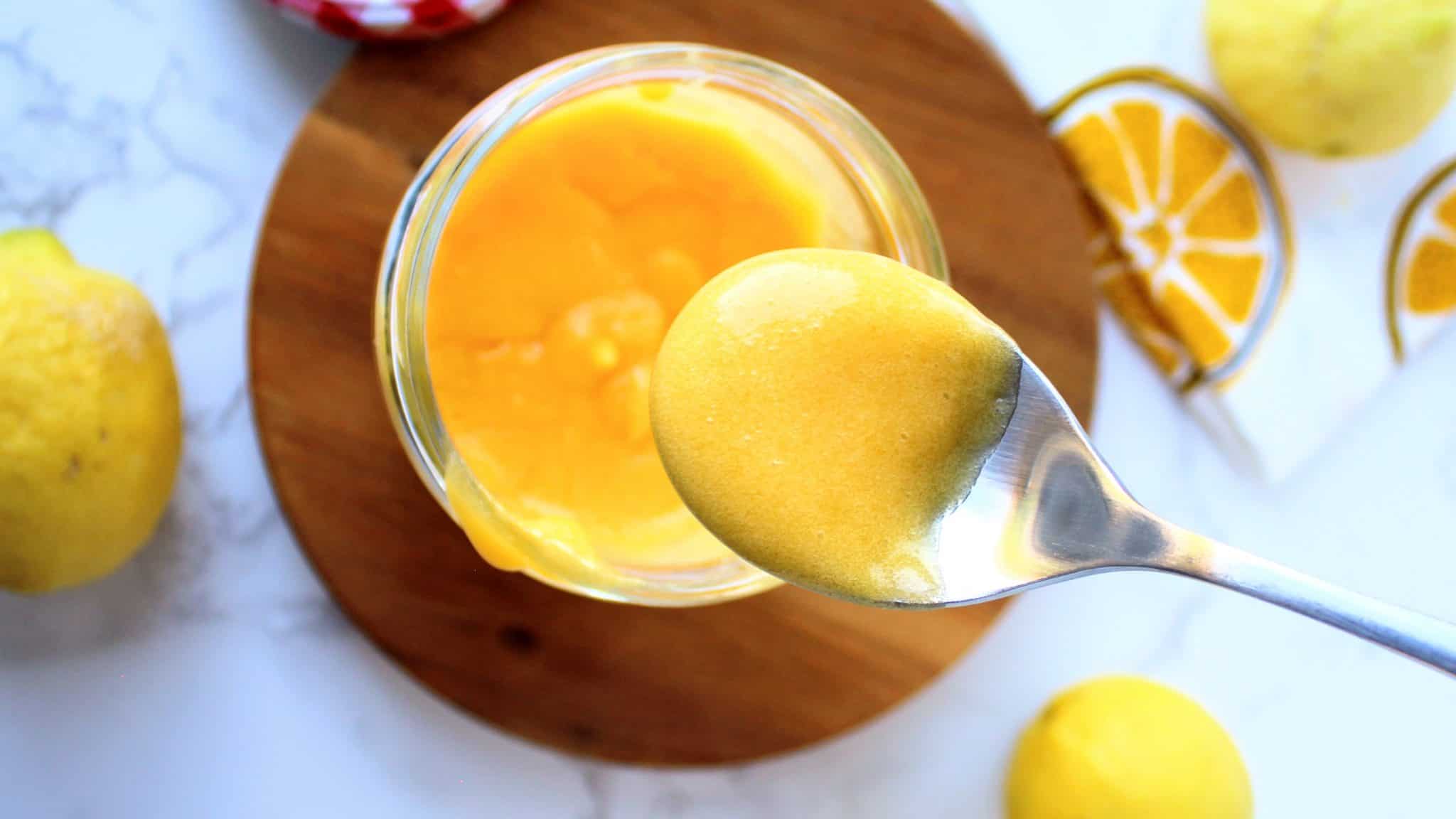 La Mejor Salsa de Limón para Postres (Lemon Curd) Receta Americana