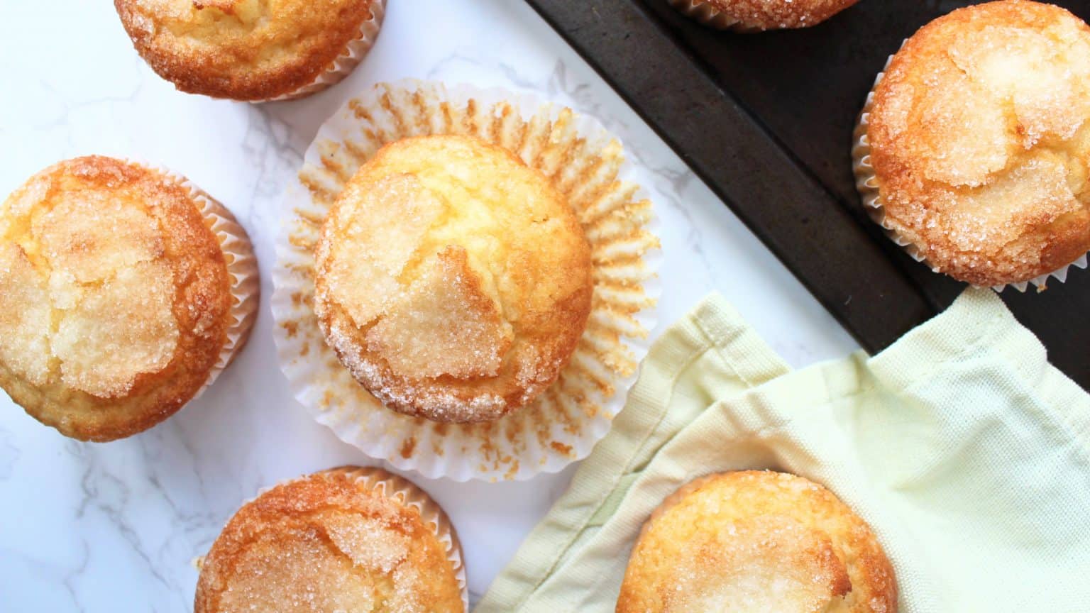 Muffins / Bizcocho de Yogur Esponjosos Receta Americana