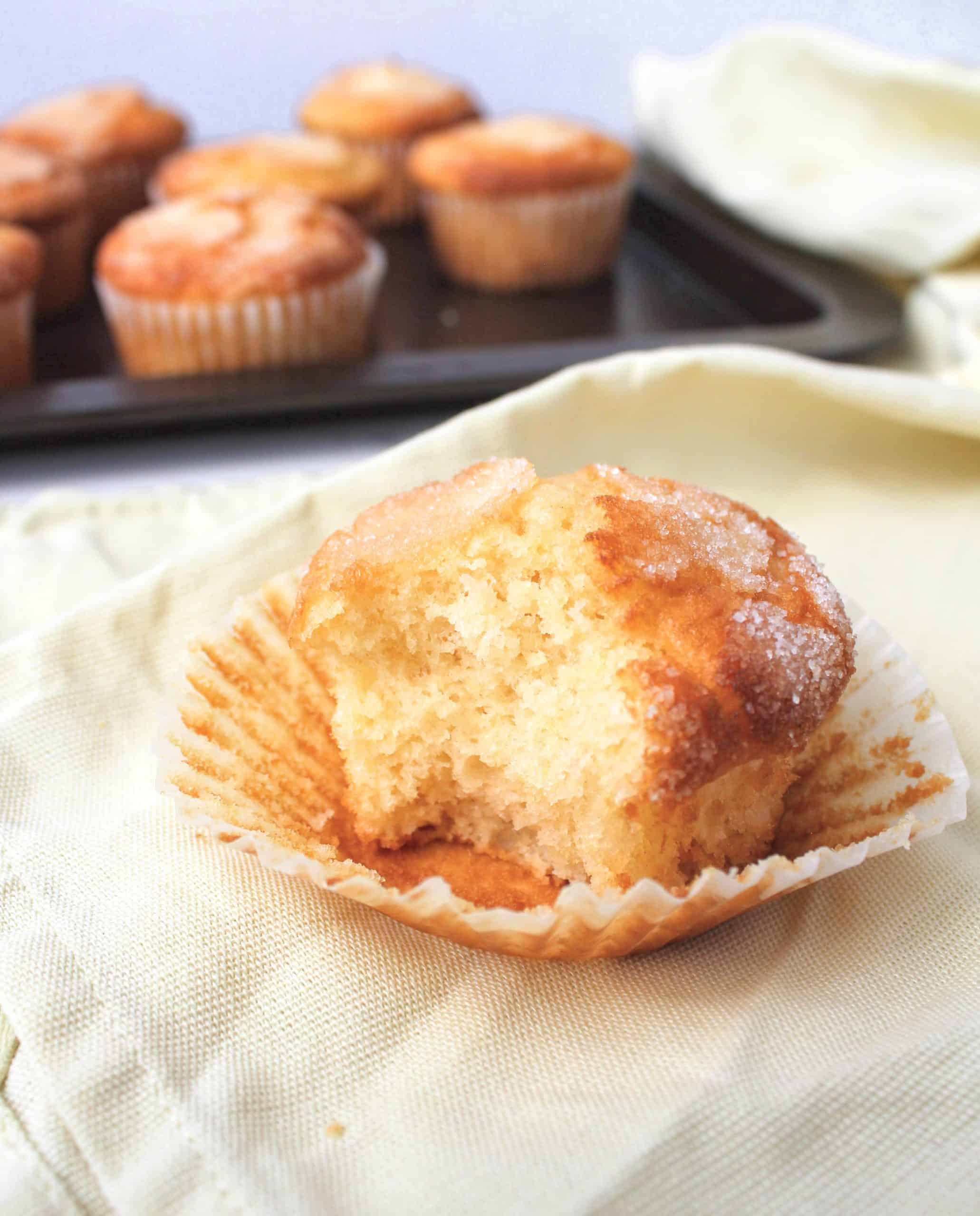 Muffins / Bizcocho de Yogur Esponjosos Receta Americana